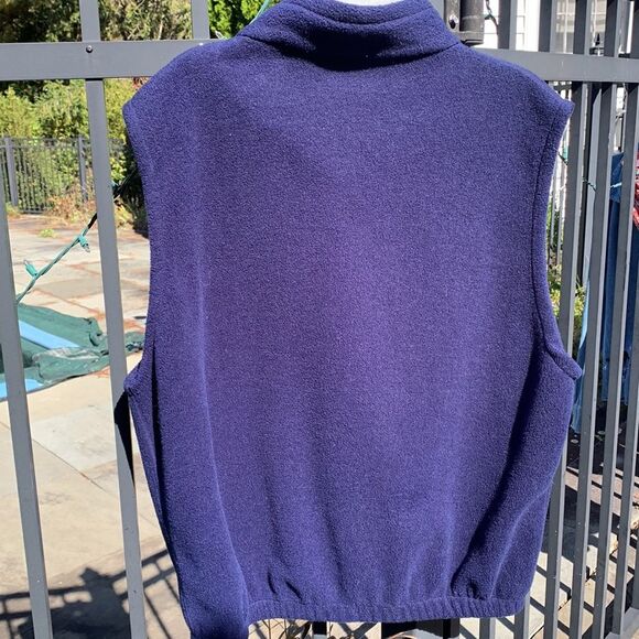 English Bay Blue Golf Fleece Vest XL - Picture 4 of 4